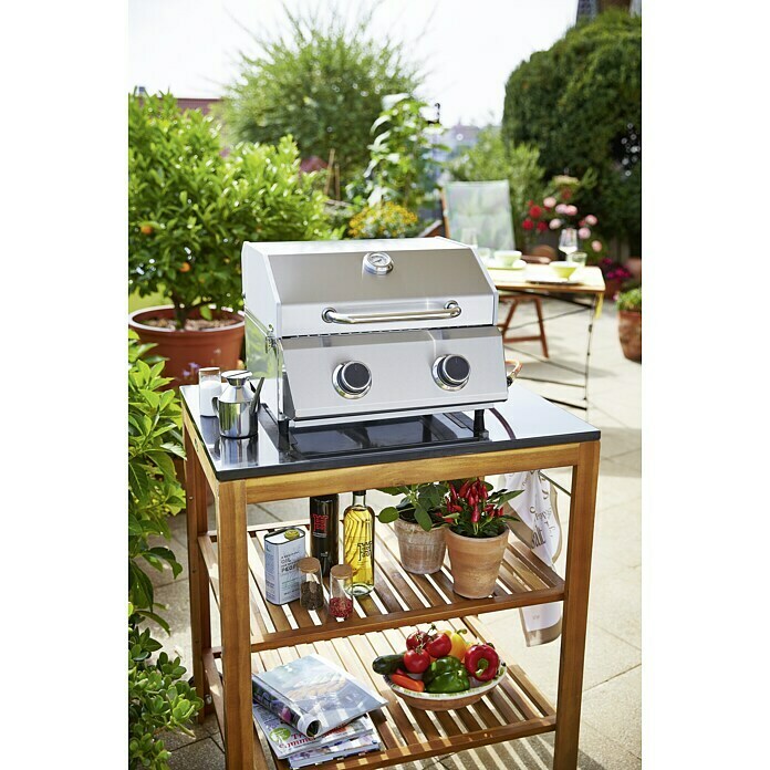 Grillstar Gasgrill Atlanta 200 TAnzahl Brenner: 2, Hauptgrillfläche: 40 x 33 cm, 4,4 kW Unknown