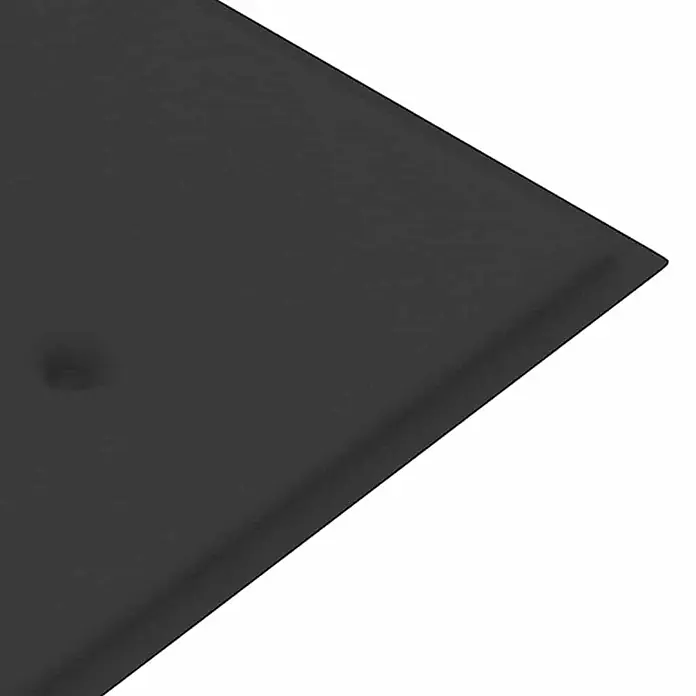 Furnicato Gartenbank - B x T x H: 60 x 120 x 89 cm, Anthrazit - Schwarze, rechteckige Anti-Ermüdungsmatte mit genoppter Oberfläche.