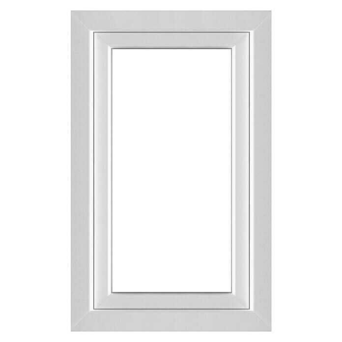 Solid Elements Kunststofffenster Q71 Supreme (B x H: 75 x 120 cm, Rechts, Weiß)