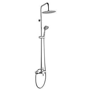 Sistema de ducha Spring (Con grifo monomando, Número de tipos de chorro: 2 ud., Cromo)