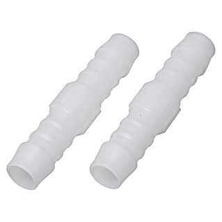 Floraworld Schlauchverbinder (Durchmesser: 4 mm, Kunststoff, Weiß, 3 Stk.)
