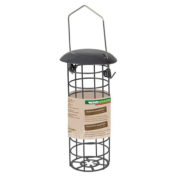 Windhager Vogelhaus Joy (Metall, Anthrazit) | BAUHAUS