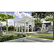 Vitavia Gewächshaus (2,95 x 2,67 m, Wandstärke: 3 mm, Weiß)