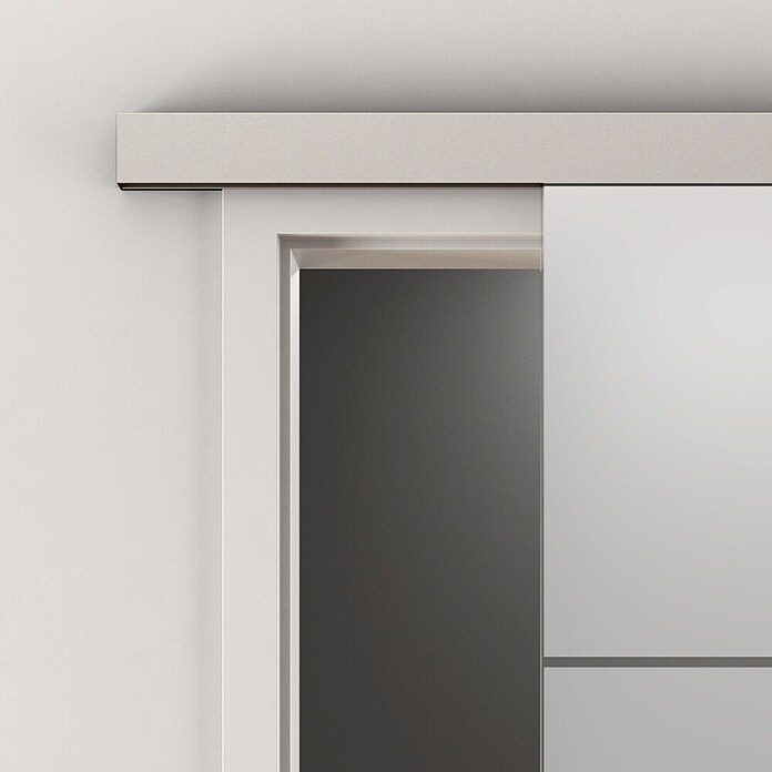 Diamond Doors Abstands-Set Linea 60 2.0 (Edelstahloptik, 2 200 x 18,5 x 63,5 mm, Passend für: Diamond Doors Glasschiebetür-Beschlag Linea 60 2.0) | BAUHAUS