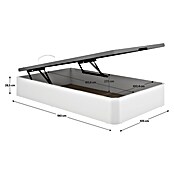 Dekit Canapé Round (190 x 105 x 32 cm, Blanco, Abatible) | BAUHAUS