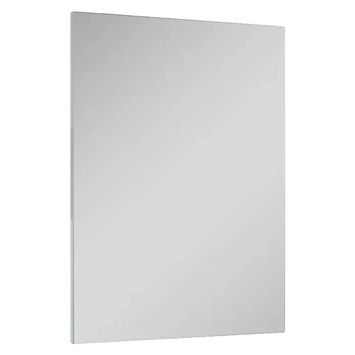 Riva Wandspiegel Sote - 60 x 80 cm - Hier ist ein rechteckiger, rahmenloser Spiegel. Ideal für Badezimmer oder Ankleidezimmer, bietet er klare Reflexionen.