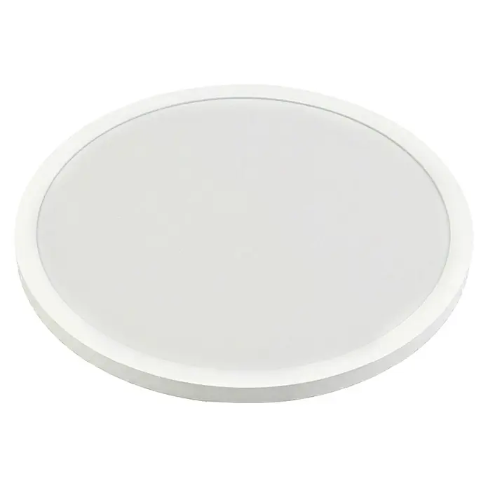 Enovalite LED-Deckenleuchte rund - 42 W, Ø x H: 50 cm x 35 mm, Weiß, Warmweiß - Flache, runde LED-Deckenleuchte in Weiß.