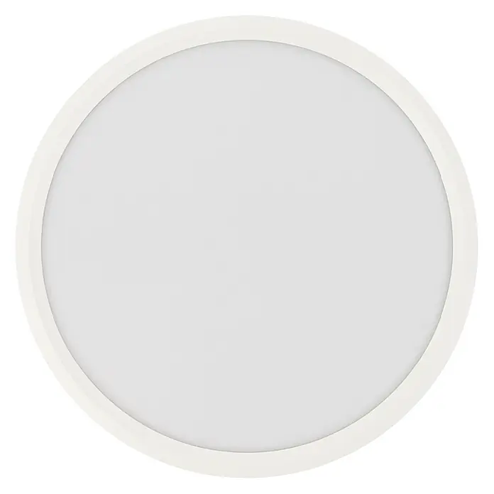 Luxula LED-Deckenleuchte rund - 22 W, Weiß, Mehrfarbig - Weißes, rundes LED-Panel.