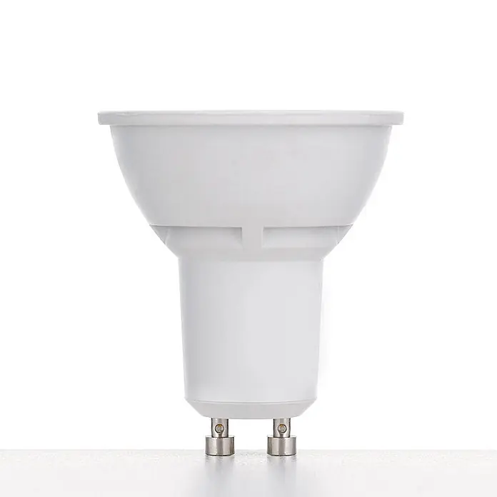Orion Leuchten LED-Lampe - GU10, Dimmbar, Warmweiß, 450 lm, 5,5 W - Weiße GU10 LED-Spotlampe mit zwei Metallstiften.