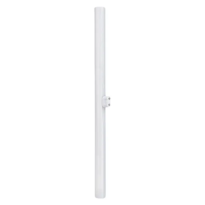 Orion Leuchten LED-Lampe - S14d, Nicht Dimmbar, Warmweiß, 750 lm, 8 W - Weiße LED-Röhrenleuchte mit einem Bi-Pin-Anschluss an einer Seite.