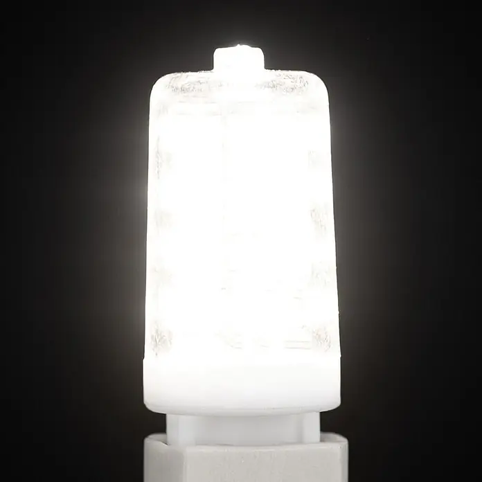 Orion Leuchten LED-Lampe - G9, Nicht Dimmbar, Warmweiß, 350 lm, 3,3 W - Mattierte weiße LED-Birne leuchtet hell.
