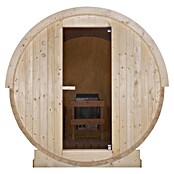 Sanotechnik Sauna u obliku bačve NYBORG M  (Električna pećnica, D x Š x V: 194,2 x 204,9 x 194,9 cm) | BAUHAUS