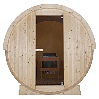 Sanotechnik Savna v sodu Nyborg M (Električna peč, Do x Š x V: 194,2 x 204,9 x 194,9 cm)