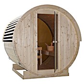 Sanotechnik Sauna u obliku bačve NYBORG M  (Električna pećnica, D x Š x V: 194,2 x 204,9 x 194,9 cm) | BAUHAUS