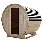 Sanotechnik Sauna u obliku bačve NYBORG M  (Električna pećnica, D x Š x V: 194,2 x 204,9 x 194,9 cm) | BAUHAUS