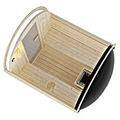 Sanotechnik Sauna u obliku bačve NYBORG M  (Električna pećnica, D x Š x V: 194,2 x 204,9 x 194,9 cm) | BAUHAUS