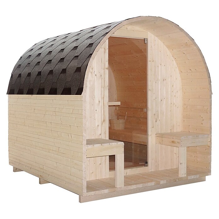 Sanotechnik Finska sauna ISLAND XL  (Električna pećnica, D x Š x V: 189 x 220 x 200 cm) | BAUHAUS