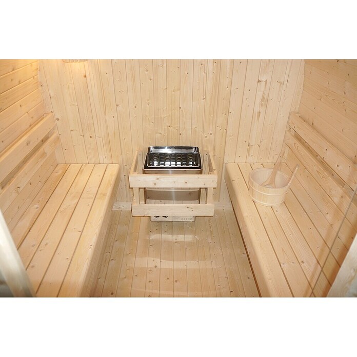 Sanotechnik Finska sauna ISLAND XL  (Električna pećnica, D x Š x V: 189 x 220 x 200 cm) | BAUHAUS