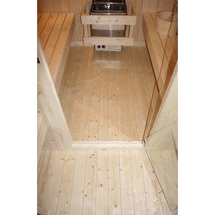 Sanotechnik Finska sauna ISLAND XL  (Električna pećnica, D x Š x V: 189 x 220 x 200 cm) | BAUHAUS