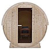 Sanotechnik Sauna u obliku bačve NYBORG L  (Električna pećnica, Drvo, D x Š x V: 194,2 x 244,9 x 194,9 cm) | BAUHAUS