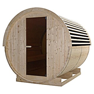 Sanotechnik Sauna u obliku bačve NYBORG L (Električna pećnica, Drvo, D x Š x V: 194,2 x 244,9 x 194,9 cm)