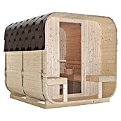 Sanotechnik Finska savna Göteborg  (Električna peč, Do x Š x V: 188,2 x 220 x 194 cm) | 4146 - Element-Saunen | DCGA - Fertigsauna | DCG - Sauna Wellness | DC - Sanitärinstallation | D - Sanitär | BAUHAUS