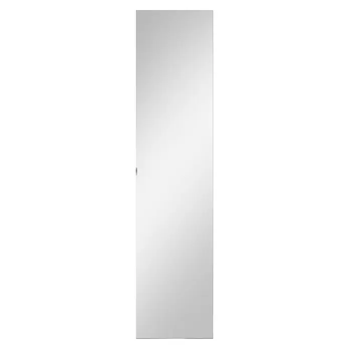 Camargue Espacio Spiegel-Hochschrank - 40 x 17 x 170 cm - Schlichte, rechteckige Spiegelschranktür mit einem kleinen Griff. Perfekt für jedes moderne Badezimmer.