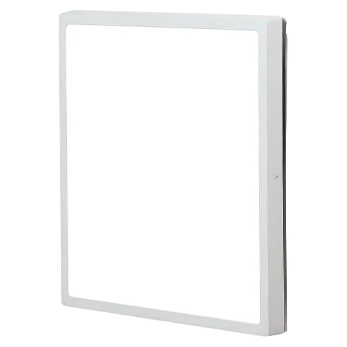 Orion Leuchten LED-Deckenleuchte - L x B x H: 40 x 40 x 2,9 cm - Weißes rechteckiges, schlankes LED-Panel.