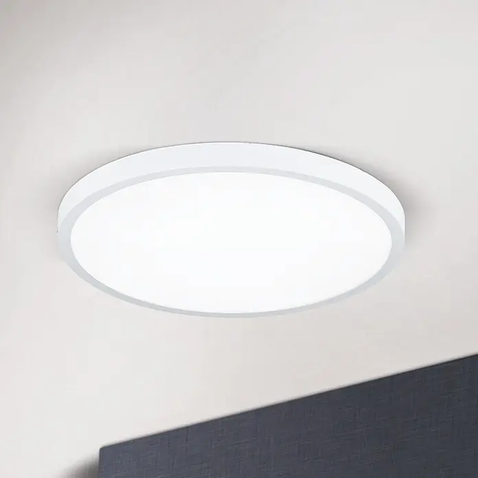 Orion Leuchten LED-Deckenleuchte -  - Runde, flache weiße LED-Deckenleuchte, bündig montiert.