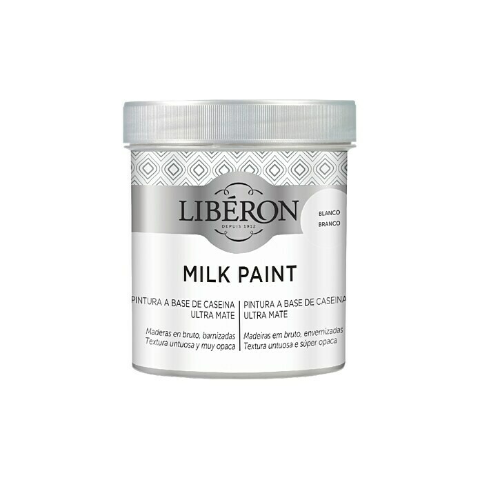 Libéron Pintura Milk paint (Blanco, 500 ml, Mate)