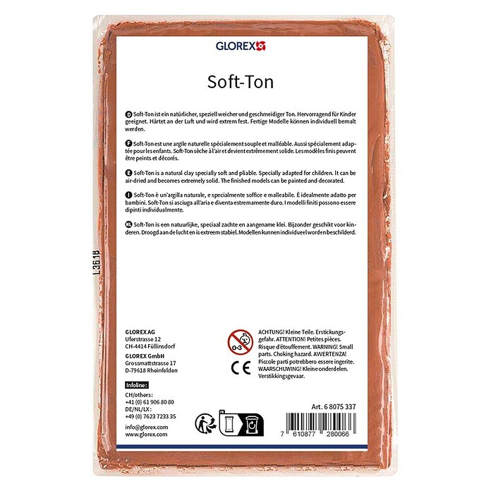 Glorex Hobby Time Softton (2.500 g, Terracotta)
