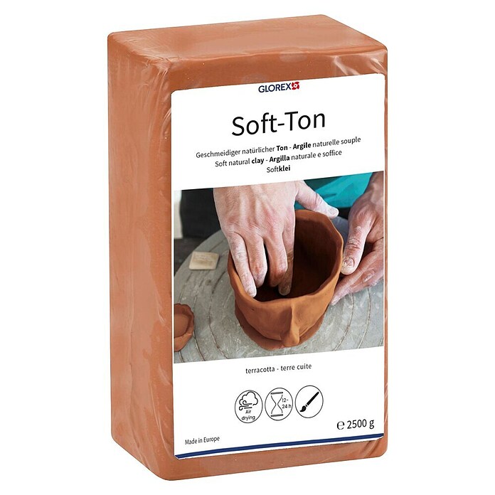 Glorex Hobby Time Softton (2.500 g, Terracotta)