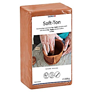 Glorex Hobby Time Softton (2 500 g, Terracotta)