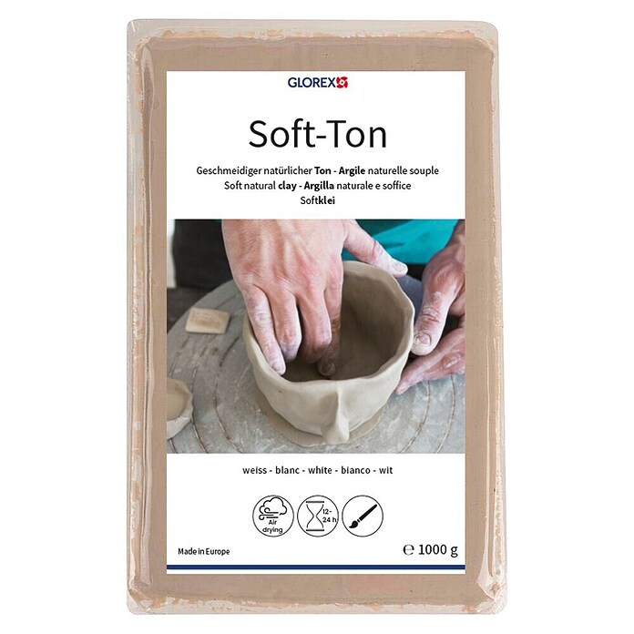 Glorex Hobby Time Softton (1.000 g, Weiß)