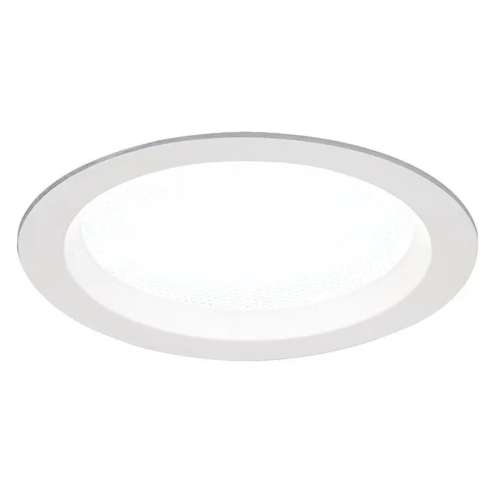 Orion Leuchten LED-Einbauleuchte rund -  - Weißer ovaler LED-Einbaustrahler mit strukturierter Abdeckung.