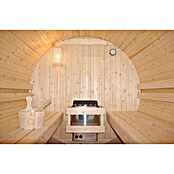 Fasssauna Tromsö XL (Holz, Fichte, L x B x H: 189 x 220 x 191,5 cm) | BAUHAUS
