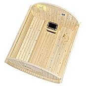 Fasssauna Tromsö XL (Holz, Fichte, L x B x H: 189 x 220 x 191,5 cm) | BAUHAUS