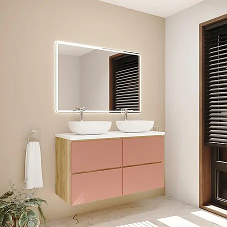 Mueble bajo de lavabo Isa 2 senos