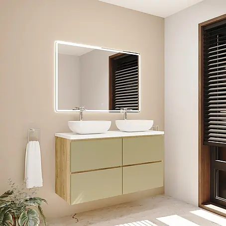 Mueble bajo de lavabo Isa 2 senos