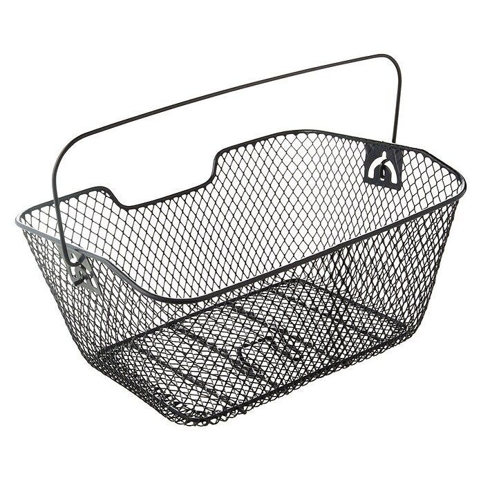 Fischer Fahrradkorb (Geeignet für: Gepäckträger, Klemmsystem für Gepäckträger)