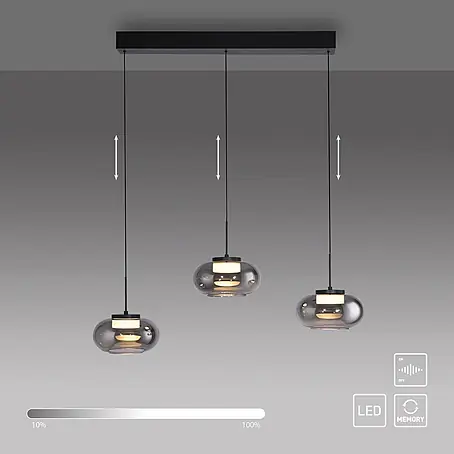 Just Light  LED-Pendelleuchte Sia