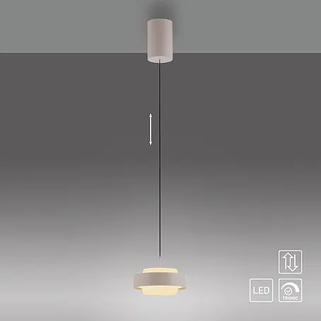 Just Light  Pendelleuchte rund Elmo