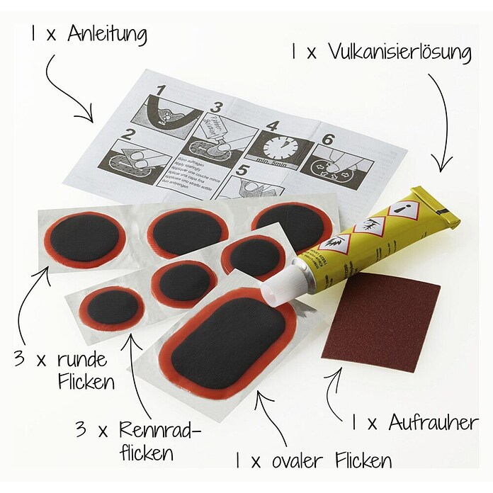 Fischer Flickzeug-Set (9-tlg.)