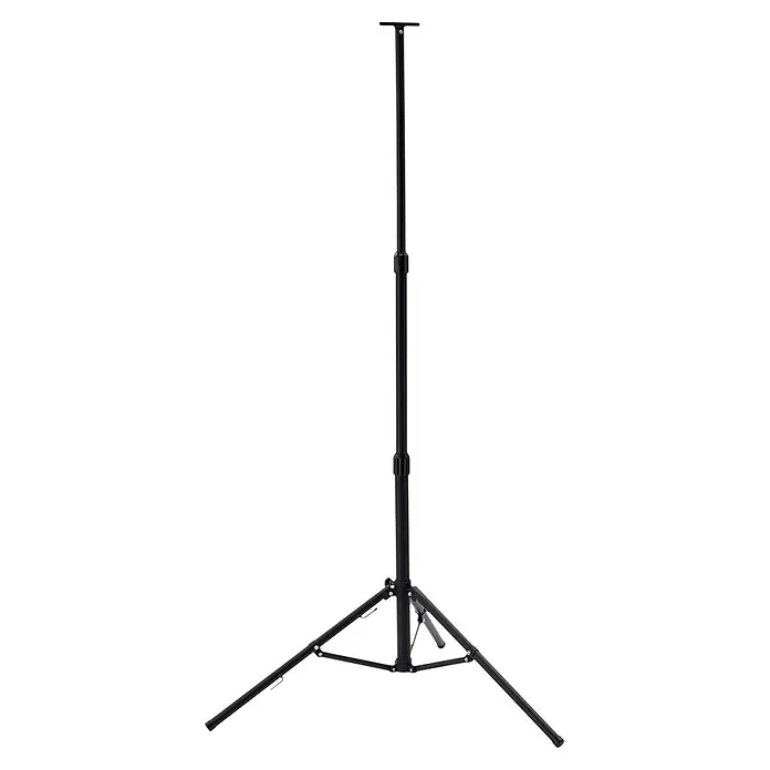 Mareld Stativ Beam - Höhe: 1,8 cm - Schwarzes, verstellbares Metall-Lampenstativ mit stabilem Dreibein, ideal für Foto- oder Studiobeleuchtung.