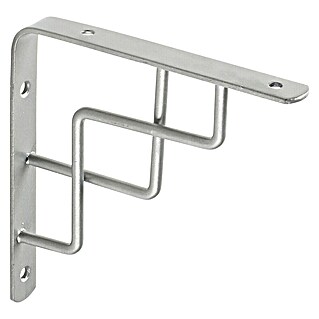 Rei Escuadra de soporte 1462 (L x An x Al: 15 x 15 x 2 cm, Plateado)