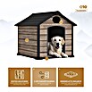 Hoggar Hundehütte Oak (115 x 102 x 100 cm, Kunststoff, Beige) | BAUHAUS
