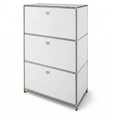Floordirekt  Metall-Mehrzweckschrank Concept Epure MK-129 Weiß