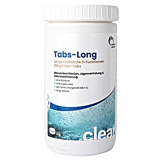 Chlortabs Clear Tabs-Long (Geeignet für: Pools, 1 kg)