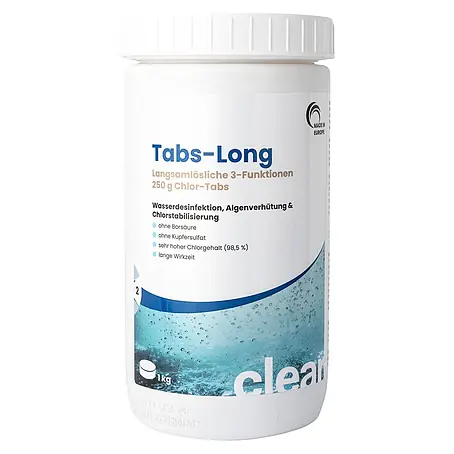 Chlortabs Clear Tabs-Long