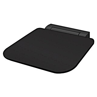 Best Design Klepzitting voor douche - “Nero-Ruby-Black” (Zwart, Inklapbaar)